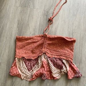 Tube top, strapless, halter neck top